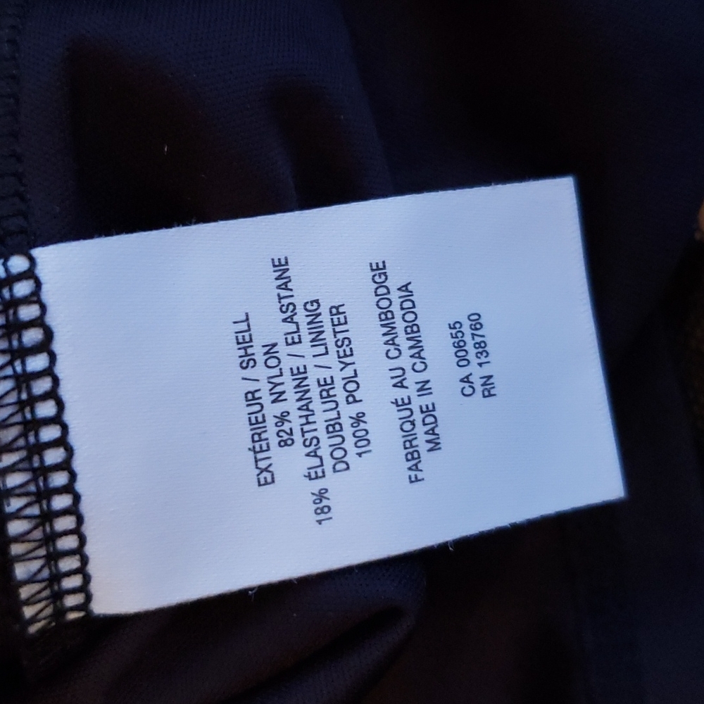 (S) Rock & Shine by Reitmans Black Sheer Overlay High Neck Top Goth Evening Fun - Picture 6 of 7